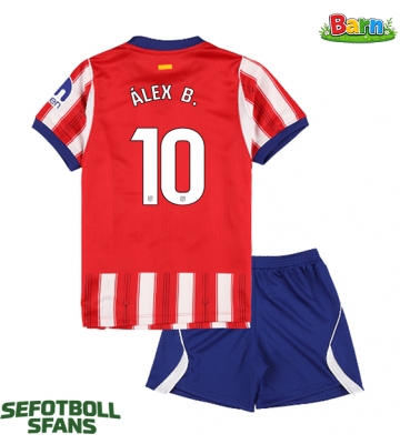 Atletico Madrid Alex Baena #10 Hemmaställ Barn 2026-27 Kortärmad (+ Korta byxor)